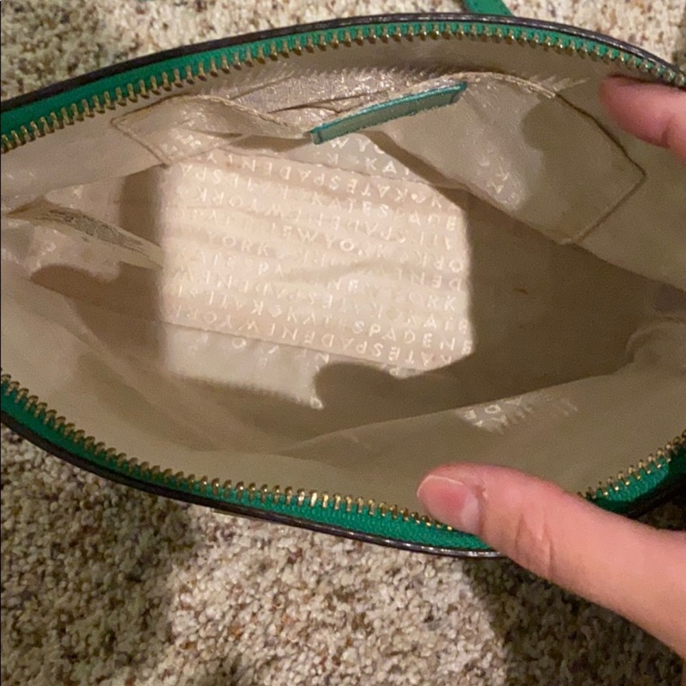 KATE SPADE green floral crossbody bag - Picture 4 of 6